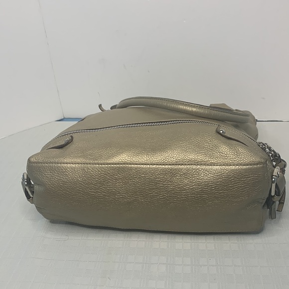 Laura Di Maggio Shiny Soft Geniune Leather Hobo - Picture 5 of 9